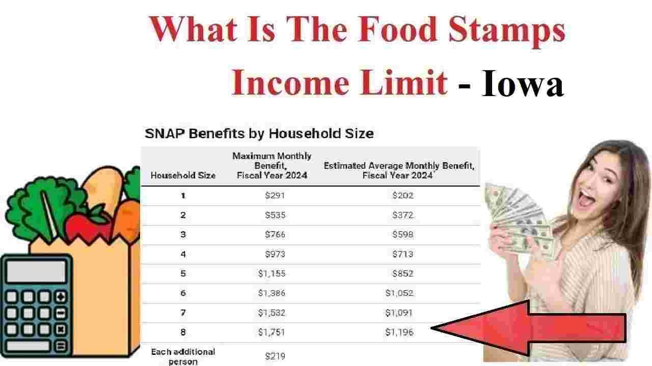 Food Stamp Limit In Iowa 2024। Benefits Program